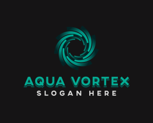 Spiral Motion Vortex logo design