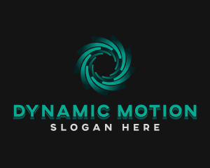 Spiral Motion Vortex logo design