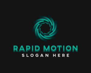 Spiral Motion Vortex logo design