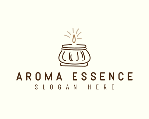 Jar Scented Candle logo design