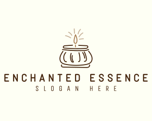 Jar Scented Candle logo design