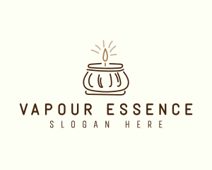 Jar Scented Candle logo design