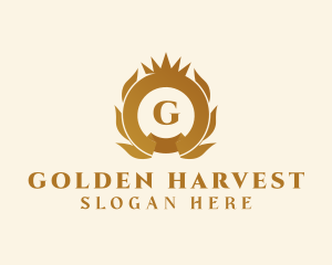 Royal Golden Wreath logo design