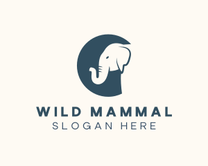 Wild Elephant Circus logo design