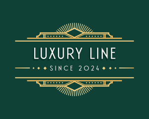 Luxury Art Deco Ornament logo design