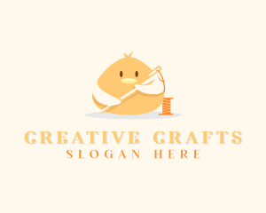 Cute Bird Needle Thread  logo