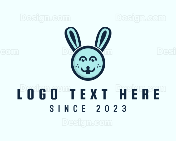 Easter Bunny Face Logo