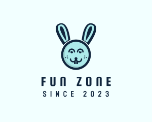 Easter Bunny Face logo design