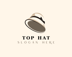 Cloche Hat Fashion logo design