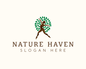 Nature Woman Tree logo design