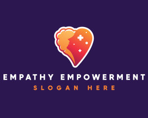 Psychology Brain Heart logo design