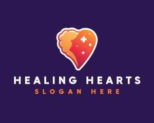 Psychology Brain Heart logo design