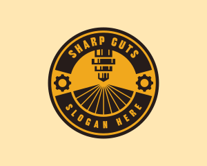 Industrial Laser Machinery logo design