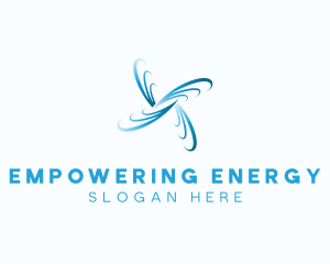 Wind Cooling Ventilation logo design