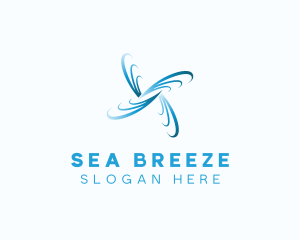 Wind Cooling Ventilation logo design