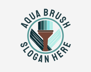 Paintbrush Art Renovation logo design