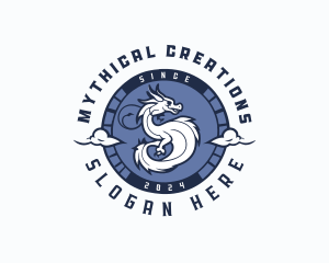 Dragon Mythology Creature logo design