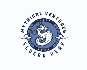 Dragon Mythology Creature logo design