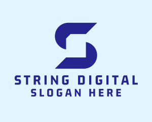 Digital Document Letter S logo design