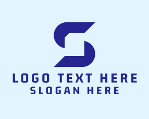 Form - Digital Document Letter S logo design