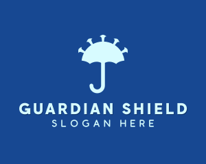 Virus Umbrella Protection logo design