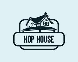 Residential House Roof logo design