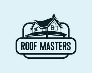 Residential House Roof logo design