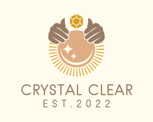 Magical Crystal Ball  logo design