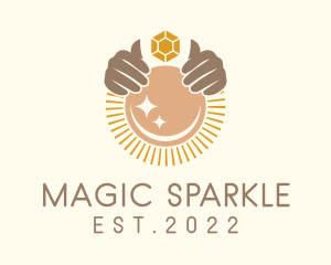 Magical Crystal Ball  logo design