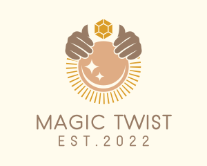 Magical Crystal Ball  logo design