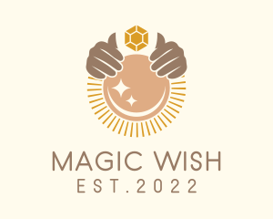 Magical Crystal Ball  logo design