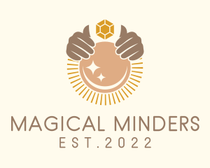 Magical Crystal Ball  logo design