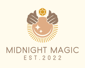 Magical Crystal Ball  logo design