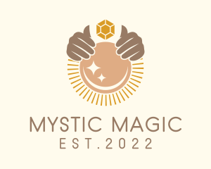 Magical Crystal Ball  logo design