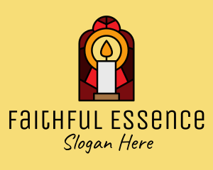 Church Candle Vigil Mosaic  logo