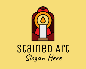 Church Candle Vigil Mosaic  logo