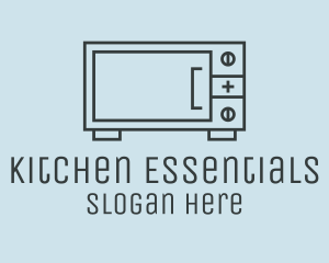 Kitchen Microwave Oven  logo design