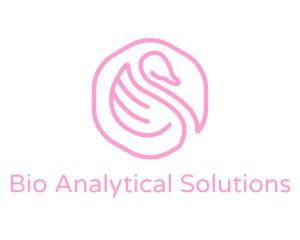 Minimalist Pink Swan logo design