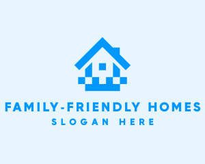 Housing Realty Residence logo design