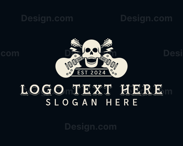 Skull Metal Band Logo