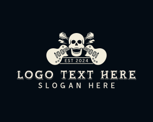 Skull Metal Band logo