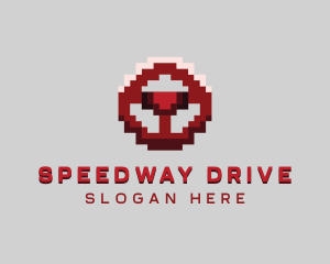 Driving Pixel Steering Wheel logo