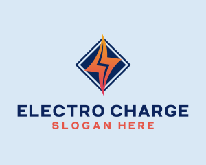 Electric Lightning Bolt logo design