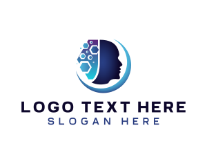 Technology Hexagon Head logo