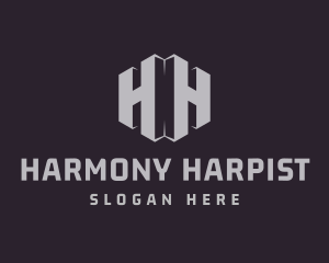 Enterprise Letter H & H logo design