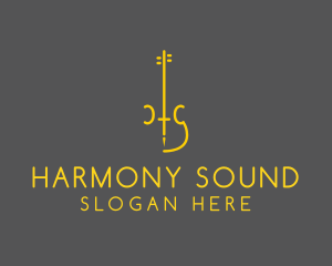 String Guitar Instrument logo