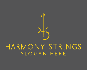 String Guitar Instrument logo