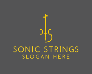 String Guitar Instrument logo