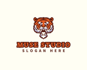 Wild Tiger Animal logo design