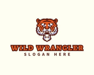 Wild Tiger Animal logo design